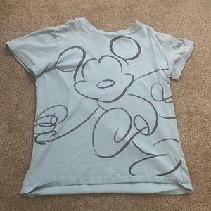 Blue Mickey Mouse oversized T-shirt
